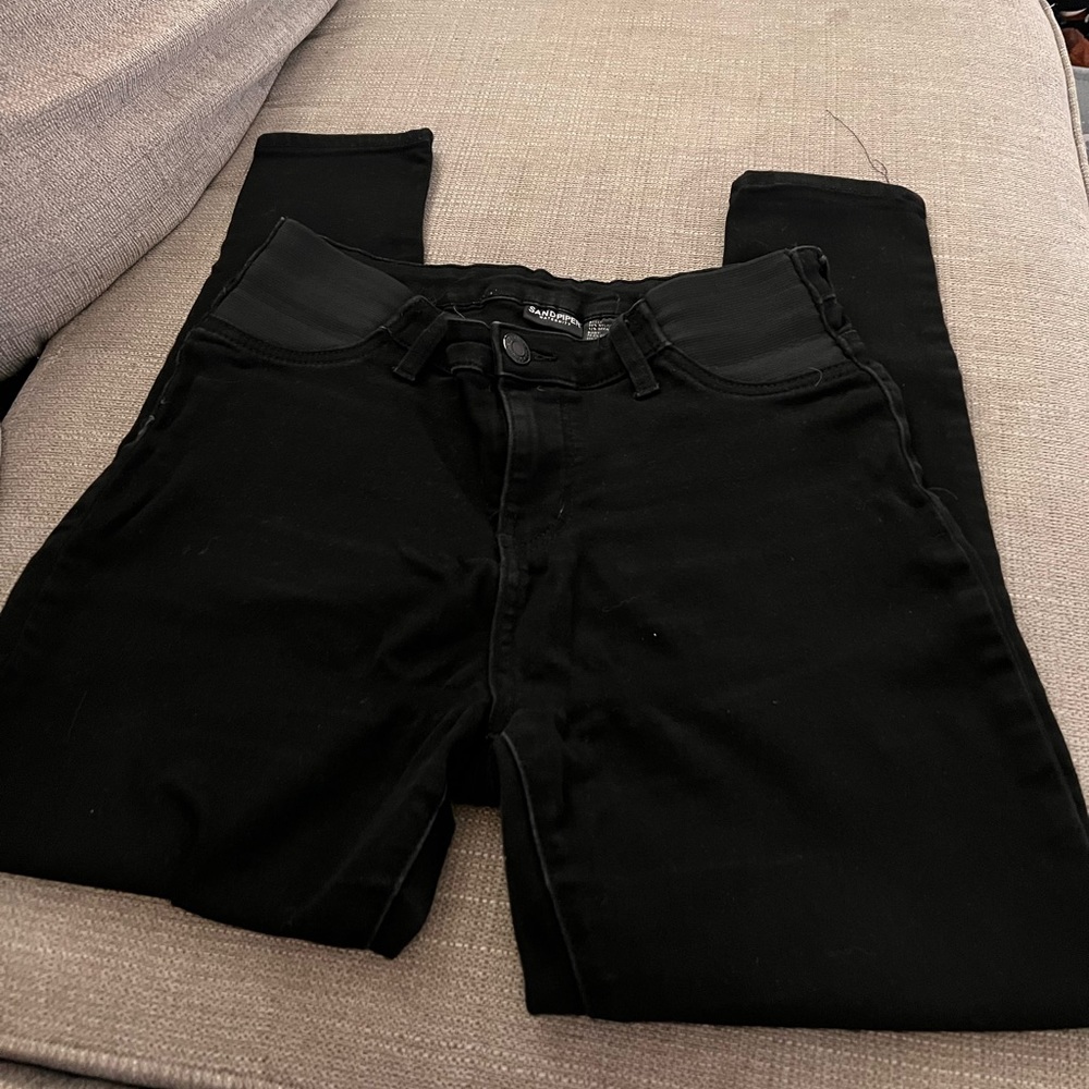 Black maternity pants